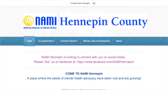 Desktop Screenshot of namihennepin.org
