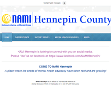 Tablet Screenshot of namihennepin.org